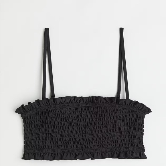 * NWOT* H&M | Smocked Bandeau Bikini Top - Picture 1 of 14